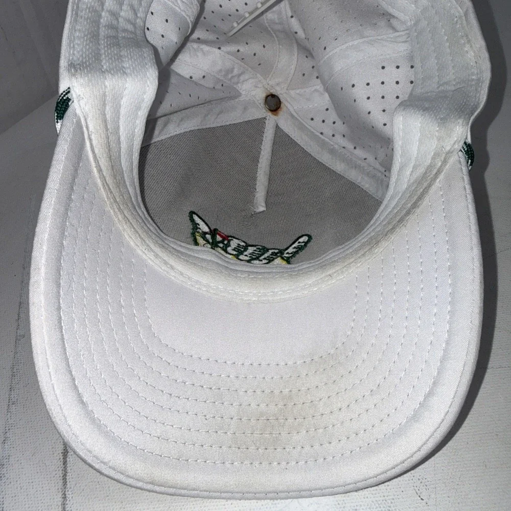 Masters Strap Back Mens One Size White Golf Augusta Nationals Sports Hat Cap